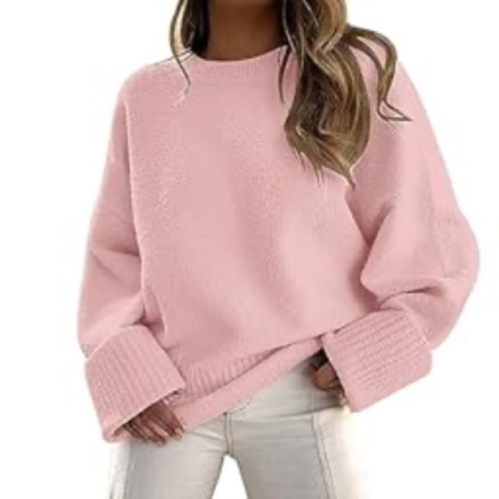 PINK OVERSIZED SWEATER